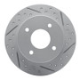 R1 89-98 Nissan 240SX Rear Right Drilled & Slotted Geo-Carbon Rotor
