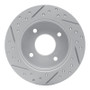 R1 89-98 Nissan 240SX Rear Right Drilled & Slotted Geo-Carbon Rotor