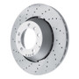 DFC 10-11 Porsche 911 Left Rear Drilled Hi-Carbon Alloy Geomet Coated Rotor