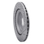 R1 14-24 Land Rover Range Rover Rear Left Drilled & Slotted Geo-Carbon Rotor