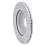 R1 10-25 Buick Lacrosse Rear Left Drilled & Slotted Geo-Carbon Rotor