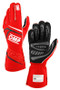 OMP FIRST GLOVES FIA 8856-2018 MY2025 BLACK / FLUO YELLOW SZ M