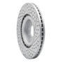 R1 08-11 Saab 9-3 Front Left Drilled & Slotted Geo-Carbon Rotor