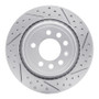 R1 08-11 Saab 45903 Rear Right Drilled & Slotted Geo-Carbon Rotor