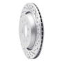 R1 08-11 Saab 45903 Rear Right Drilled & Slotted Geo-Carbon Rotor