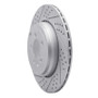 R1 10-13 Land Rover Range Rover Sport Rear Left Drilled & Slotted Geo-Carbon Rotor