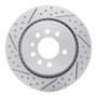 R1 08-11 Saab 45903 Rear Left Drilled & Slotted Geo-Carbon Rotor