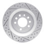 R1 08-11 Saab 45903 Rear Left Drilled & Slotted Geo-Carbon Rotor