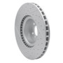 R1 10-12 Land Rover Range Rover Front Right Drilled & Slotted Geo-Carbon Rotor