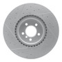 R1 10-12 Land Rover Range Rover Front Right Drilled & Slotted Geo-Carbon Rotor