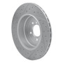 R1 10-12 Land Rover Range Rover Rear Right Drilled & Slotted Geo-Carbon Rotor