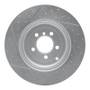 R1 10-12 Land Rover Range Rover Rear Right Drilled & Slotted Geo-Carbon Rotor