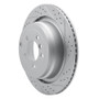 R1 06-12 Land Rover Range Rover Rear Right Drilled & Slotted Geo-Carbon Rotor