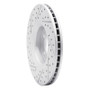R1 03-11 Cadillac Bls (Mexico) Front Right Drilled & Slotted Geo-Carbon Rotor