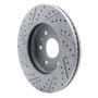 R1 19-26 Cadillac Escalade Front Right Drilled & Slotted Geo-Carbon Rotor
