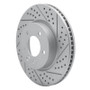 R1 05-07 Land Rover Lr3 Front Right Drilled & Slotted Geo-Carbon Rotor