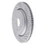 R1 16-24 Cadillac Ats Rear Right Drilled & Slotted Geo-Carbon Rotor