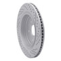 R1 16-24 Cadillac Ats Rear Left Drilled & Slotted Geo-Carbon Rotor