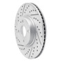 R1 16-25 Mazda MX-5 Miata Front Left Drilled & Slotted Geo-Carbon Rotor