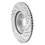 R1 16-25 Mazda MX-5 Miata Front Left Drilled & Slotted Geo-Carbon Rotor