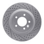 R1 05-09 Land Rover Lr3 Front Right Drilled & Slotted Geo-Carbon Rotor