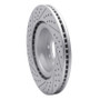 R1 05-09 Land Rover Lr3 Front Right Drilled & Slotted Geo-Carbon Rotor