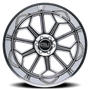 Cali Off-Road 9117 Auburn 20x10 / 6x139.7 BP / -25mm Offset / 106mm Hub Polished Wheel