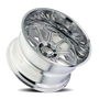Cali Off-Road 9117 Auburn 20x10 / 6x135 BP / -25mm Offset / 87.1mm Hub Polished Wheel