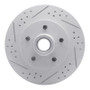 R1 69-96 Buick Estate Wagon Front Right Drilled & Slotted Geo-Carbon Rotor