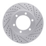 R1 00-07 Toyota Tundra Front Right Drilled & Slotted Geo-Carbon Rotor