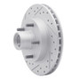 R1 82-95 Buick Regal Front Right Drilled & Slotted Geo-Carbon Rotor