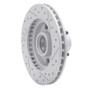 R1 82-95 Buick Regal Front Right Drilled & Slotted Geo-Carbon Rotor