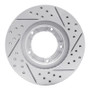 R1 95-04 Toyota Tacoma Front Left Drilled & Slotted Geo-Carbon Rotor