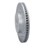 R1 06-20 Lexus ES300H Front Right Drilled & Slotted Geo-Carbon Rotor