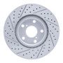 R1 06-15 Lexus GS300 Right Front Drilled & Slotted Geo-Carbon Rotor