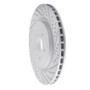 R1 09-24 Cadillac Cts Rear Left Drilled & Slotted Geo-Carbon Rotor