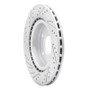 R1 14-19 Mercedes-Benz Cla250 Rear Right Drilled & Slotted Geo-Carbon Rotor