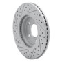 R1 07-10 Chevrolet Cobalt Front Right Drilled & Slotted Geo-Carbon Rotor