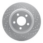 R1 12-18 Mercedes-Benz Gle350 Rear Right Drilled & Slotted Geo-Carbon Rotor