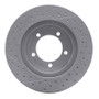 R1 67-70 Chevrolet Caprice Front Right Drilled & Slotted Geo-Carbon Rotor