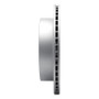 R1 05-25 Nissan Frontier Rear Right Drilled & Slotted Geo-Carbon Rotor