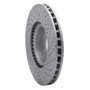 R1 10-17 Land Rover Range Rover Front Left Drilled & Slotted Geo-Carbon Rotor