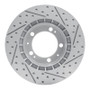 R1 89-97 Porsche 911 Front Left Drilled & Slotted Geo-Carbon Rotor