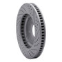 R1 97-05 Buick Riviera Front Left Drilled & Slotted Geo-Carbon Rotor