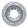 R1 77-88 Porsche 944 Excl Turbo Rear Right Drilled & Slotted Geo-Carbon Rotor