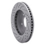 R1 83-96 Buick Riviera Front Right Drilled & Slotted Geo-Carbon Rotor