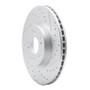 R1 02-15 Acura Csx Front Right Drilled & Slotted Geo-Carbon Rotor