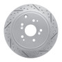 R1 01-08 Acura Mdx Rear Right Drilled & Slotted Geo-Carbon Rotor