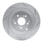 R1 01-08 Acura Mdx Rear Left Drilled & Slotted Geo-Carbon Rotor