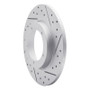 R1 65-76 Porsche 911 Front Right Drilled & Slotted Geo-Carbon Rotor